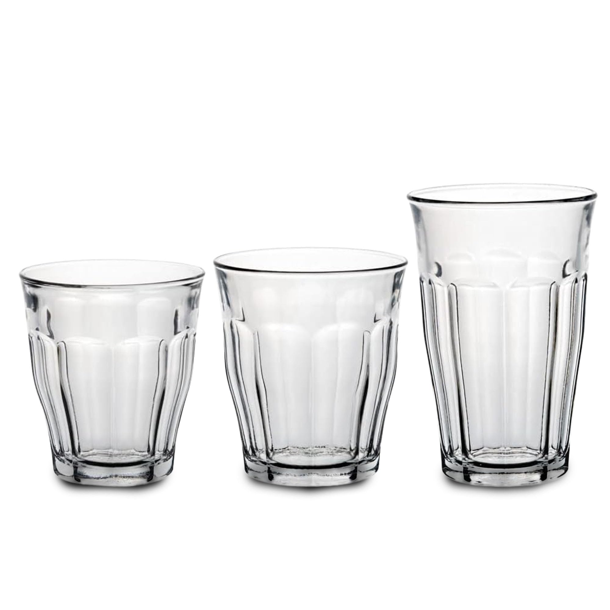 Amazon.com | Duralex Le Picardie Glass Tumbler Drinking Set – 18
